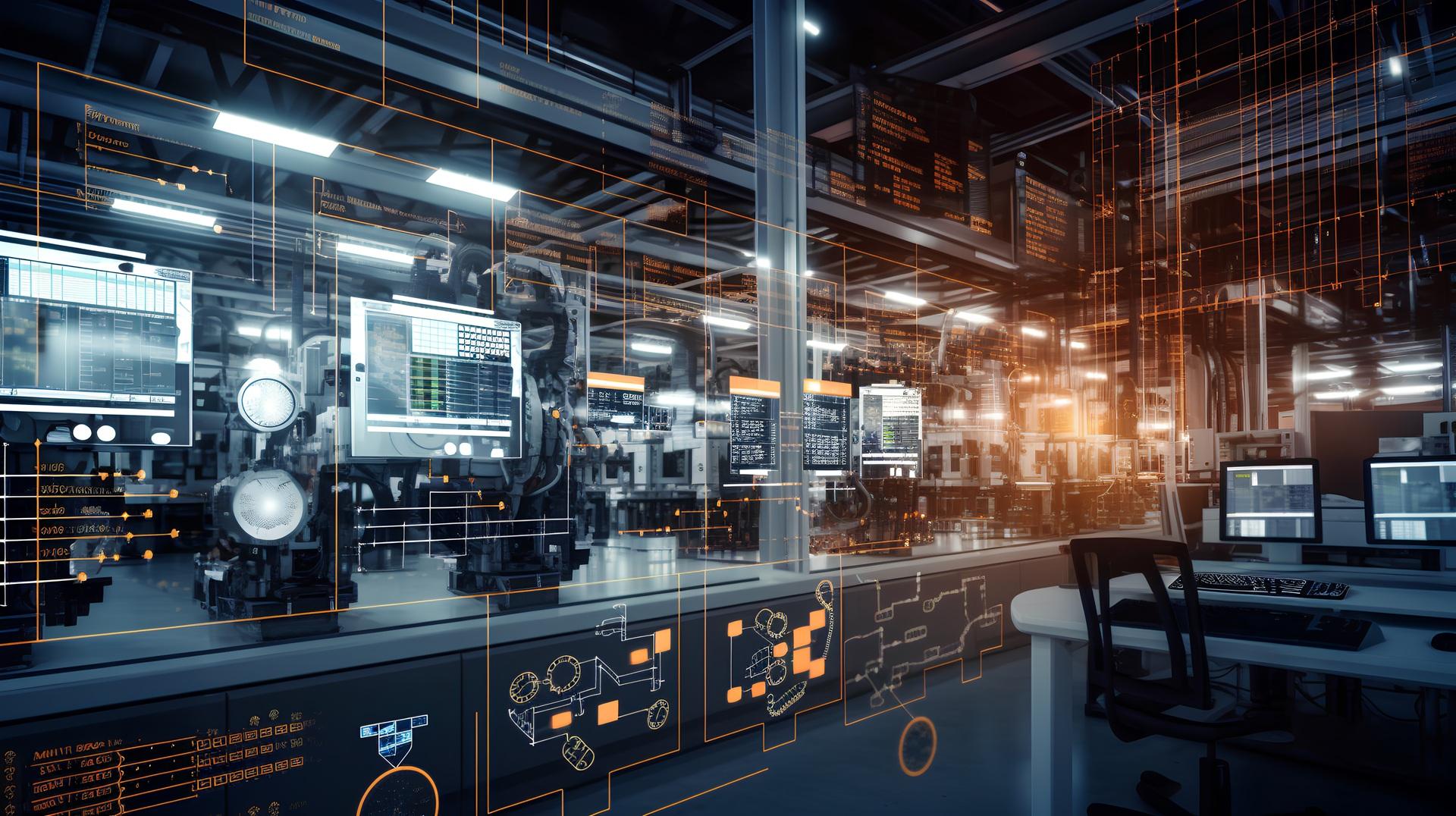 Industrie-Steuerzentrale mit Visualisierung | Montageanlage